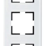 EV145003W- Rahmen 3-fach, Glas weiß<br><u>Verkaufseinheit: 1Stk</u>