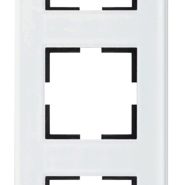 EV145003W- Rahmen 3-fach, Glas weiß<br><u>Verkaufseinheit: 1Stk</u>