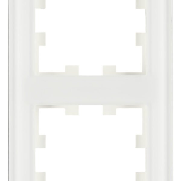 EV145302W- Rahmen 2-fach, Glas weiß<br><u>Verkaufseinheit: 1Stk</u>