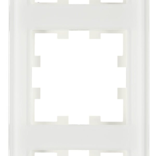 EV145303W- Rahmen 3-fach, Glas weiß<br><u>Verkaufseinheit: 1Stk</u>