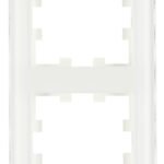 EV145304W- Rahmen 4-fach, Glas weiß<br><u>Verkaufseinheit: 1Stk</u>