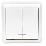 EV310009-- Serienschalter, Orientierungslicht, IP20, weiß,Schraubklemme<br><u>Verkaufseinheit: 1Stk</u>