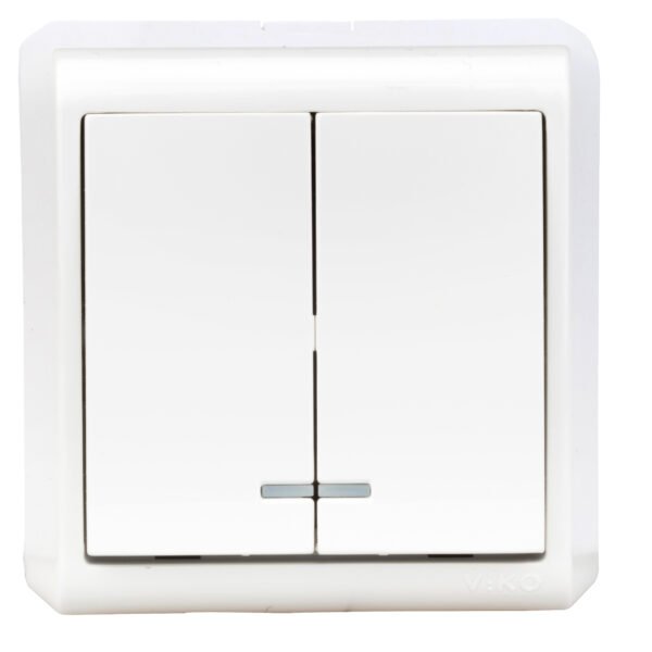 EV310009-- Serienschalter, Orientierungslicht, IP20, weiß,Schraubklemme<br><u>Verkaufseinheit: 1Stk</u>