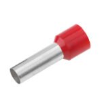 GIC182328- Aderendhülse isoliert, 1mm², L1= 10mm, rot<br><u>Verkaufseinheit: 100Stk</u>