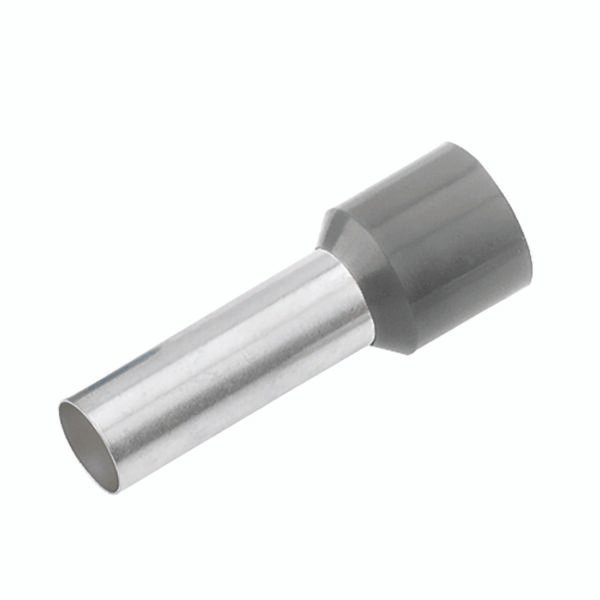 GIC182344- Aderendhülse isoliert, 4mm², L1= 10mm, grau<br><u>Verkaufseinheit: 100Stk</u>