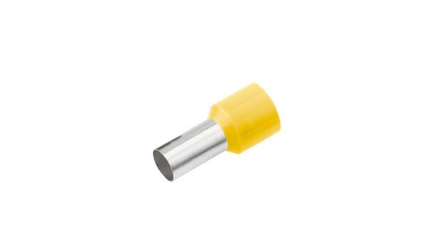 GIC182364- Aderendhülse isoliert, 25mm², L1= 22mm, gelb<br><u>Verkaufseinheit: 50Stk</u>