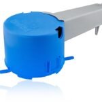 GTDP823--- XL 170 Großdose Einbaugehäuse ohne Deckel mit Trafotunnel<br><u>Verkaufseinheit: 1Stk</u>