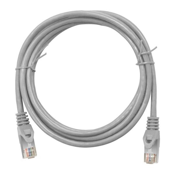 H5GLG01K0G Patchkabel RJ45 geschirmt Cat.5e, PVC, grau, 1,0m<br><u>Verkaufseinheit: 1Stk</u>