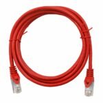 H5GLR01K0R Patchkabel RJ45 geschirmt Cat.5e, PVC, rot, 1,0m<br><u>Verkaufseinheit: 1Stk</u>