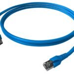H6GTB03K0B Patchkabel RJ45 geschirmt Cat.6a 10GB, LS0H, blau,  3,0m<br><u>Verkaufseinheit: 1Stk</u>