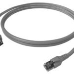 H6GTG01K0G Patchkabel RJ45 geschirmt Cat.6a 10GB, LS0H, grau,  1,0m<br><u>Verkaufseinheit: 1Stk</u>
