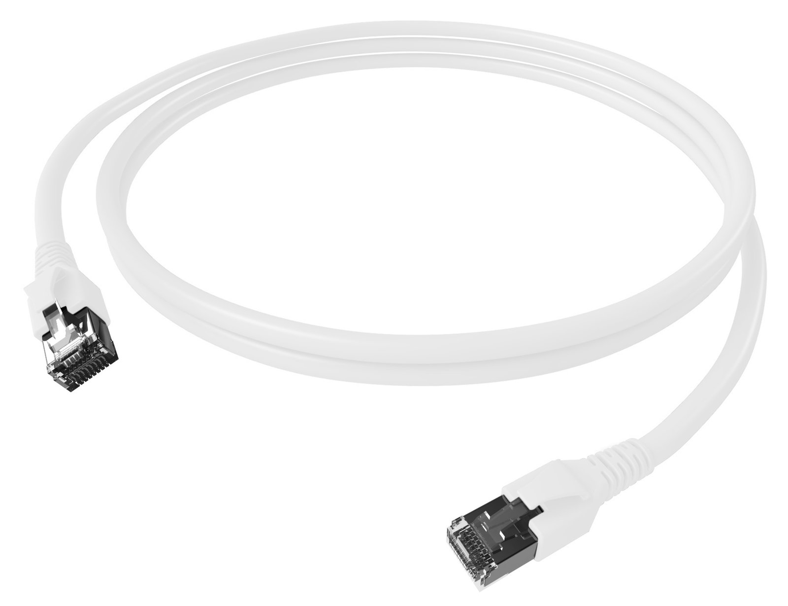 f_h6gtw10k0w H6GTW10K0W Patchkabel RJ45 geschirmt Cat.6a 10GB, LS0H, weiß, 10,0m<br><u>Verkaufseinheit: 1Stk</u> – Bild 1