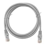 H6ULG01K0G Patchkabel RJ45 ungeschirmt Cat.6, PVC, grau, 1,0m<br><u>Verkaufseinheit: 1Stk</u>