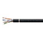 HCKP10N04E S/FTP Kabel Cat.7, 4x2xAWG23/1, 1000MHz, PE OUTDOOR, schwarz<br><u>Verkaufseinheit: 1m</u>