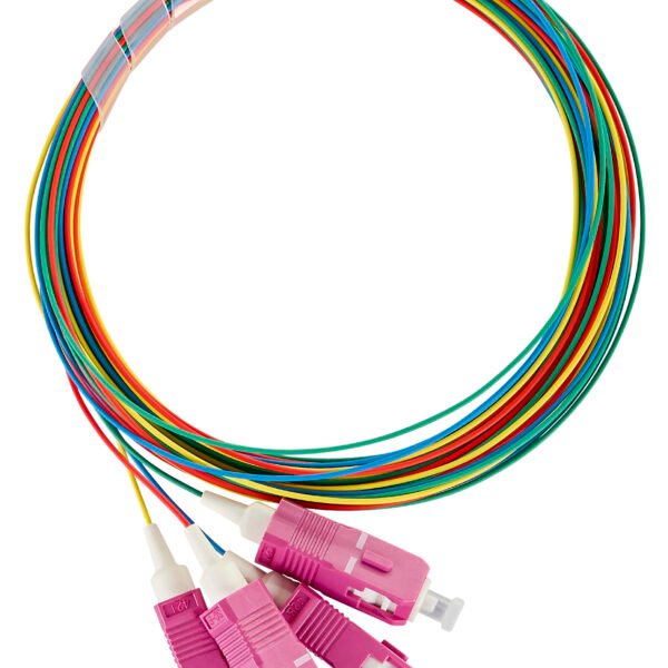 HLP04C042P LWL Pigtail SC, 50/125µm OM4, 2,0m, Easy Strip, 4Stk<br><u>Verkaufseinheit: 1VE</u>