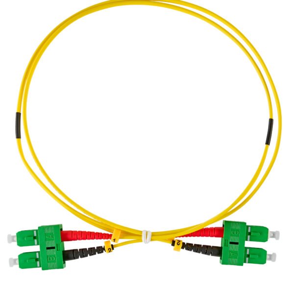 HLP29DD05F LWL Patchkabel Duplex SC/APC - SC/APC, 9/125µm OS2,  5,0m<br><u>Verkaufseinheit: 1Stk</u>