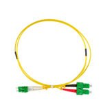 HLP29MD01F LWL Patchkabel Duplex LC/APC - SC/APC, 9/125µm OS2,  1,0m<br><u>Verkaufseinheit: 1Stk</u>