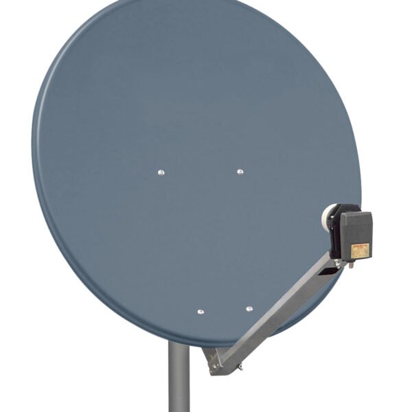HSATA080AA SAT Antenne 80/75cm, Alu,39dB Gain,Arm klappbar,Anthrazit<br><u>Verkaufseinheit: 1Stk</u>