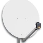 HSATA080AW SAT Antenne 80/75cm, Alu, 39dB Gain, Arm klappbar, Weiß<br><u>Verkaufseinheit: 1Stk</u>