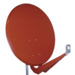 HSATA085AR SAT Antenne 85/80cm, Alu,40dB Gain,Doppel Monoblock Arm,Rot<br><u>Verkaufseinheit: 1Stk</u>