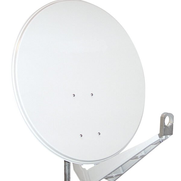 HSATA085AW SAT Antenne 85/80cm,Alu,40dB Gain,Doppel Monoblock Arm,Weiß<br><u>Verkaufseinheit: 1Stk</u>