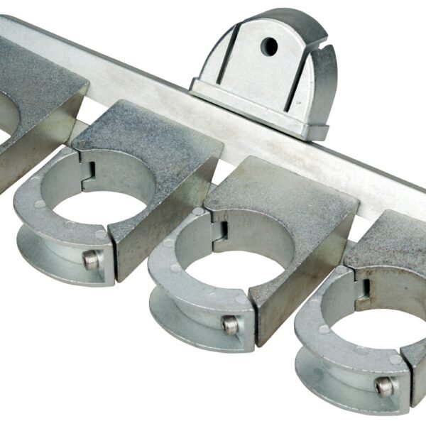 HSATZLH4A- SAT LNB Halter (Aluminium) für 4 LNBs, Winkel einstellbar<br><u>Verkaufseinheit: 1Stk</u>