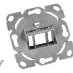 HSED01UMBS Modulaufnahme leer UAE Design Einfach TOOLLESS LINE, schräg<br><u>Verkaufseinheit: 1Stk</u>