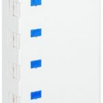 HSED06AW3S Aufputz-Gehäuse leer für 6 RJ45 Module (SFA) (SFB), RAL9010<br><u>Verkaufseinheit: 1Stk</u>