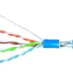 HSEKF424P1 F/UTP Kabel Cat.5e, 4x2xAWG24/1, PVC, Eca, blau, Box 305m<br><u>Verkaufseinheit: 305m</u>