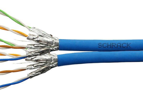 HSEKF823HB U/FTP Kabel Cat.6a, 2x(4x2xAWG23/1), 500MHz, LS0H, Dca, blau<br><u>Verkaufseinheit: 1m</u>