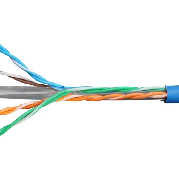 HSEKU423H4 U/UTP Kabel Cat.6, 4x2xAWG24/1, 300MHz, LS0H, Eca, blau<br><u>Verkaufseinheit: 305m</u>