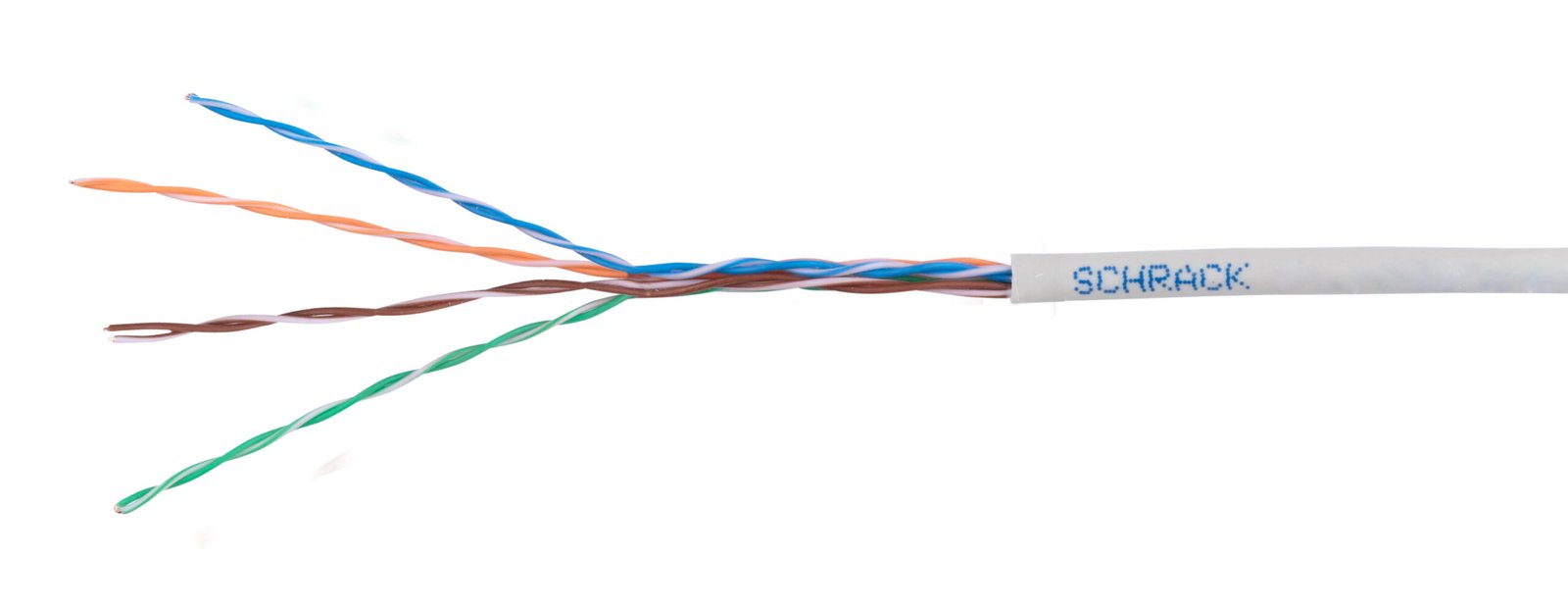 f_hseku424p0 HSEKU424P0 U/UTP Kabel Cat.5e, 4x2xAWG24/1, PVC, Eca, grau, Box 305m<br><u>Verkaufseinheit: 305m</u> – Bild 1
