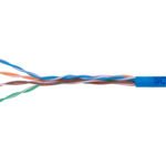 HSEKU424P1 U/UTP Kabel Cat.5e, 4x2xAWG24/1, PVC, Eca, blau, Box 305m<br><u>Verkaufseinheit: 305m</u>