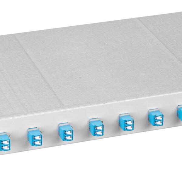 HSELS049LG LWL Spleißbox, 4Fasern, LC, 9/125µm OS2, 19", 1HE, Klasse B<br><u>Verkaufseinheit: 1Stk</u>