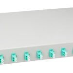 HSELS083LP LWL Spleißbox, 8Fasern, LC 50/125µm OM3, 19", 1HE, Klasse C<br><u>Verkaufseinheit: 1Stk</u>