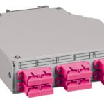 HSELS084CR LWL Spleißbox für Hutschiene,  8 Fasern, SC 50/125µm OM4<br><u>Verkaufseinheit: 1Stk</u>