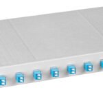 HSELS089LG LWL Spleißbox, 8Fasern, LC, 9/125µm OS2, 19", 1HE, Klasse B<br><u>Verkaufseinheit: 1Stk</u>