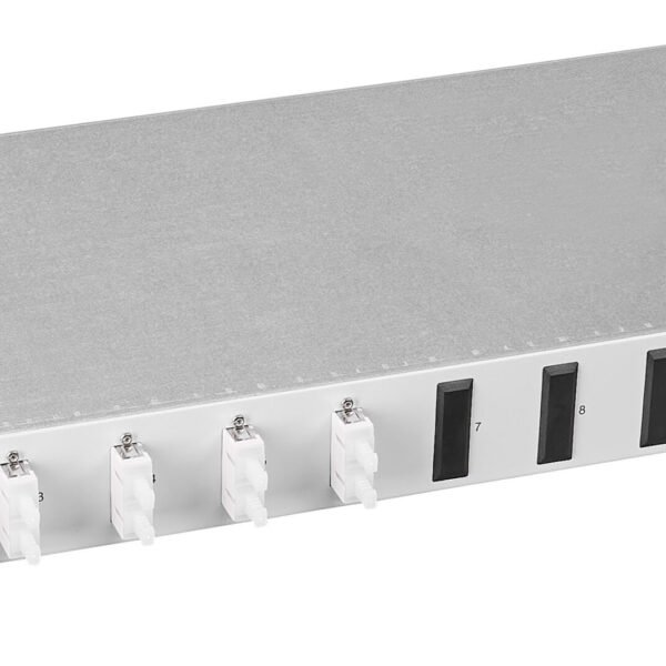 HSELS08MCG LWL Patchpanel 19", 1 HE, ausziehbar, für 8 Fasern, SC, MM<br><u>Verkaufseinheit: 1Stk</u>