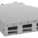 HSELS120CR LWL Spleißbox für Hutschiene leer, 6 SC-Duplex, RAL7035<br><u>Verkaufseinheit: 1Stk</u>