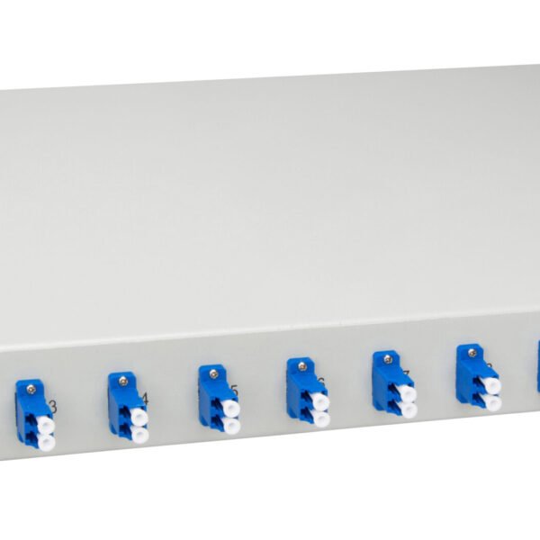 HSELS129LP LWL Spleißbox, 12Fasern, LC 9/125µm OS2, 19", 1HE, Klasse C<br><u>Verkaufseinheit: 1Stk</u>