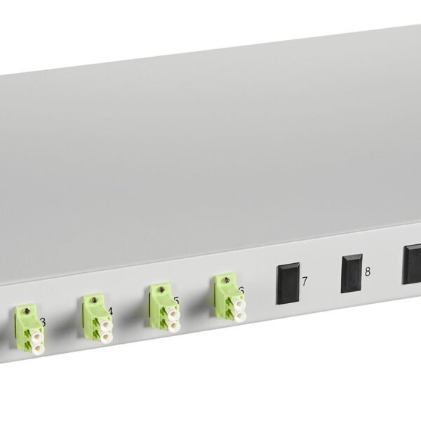 HSELS12SLP LWL Spleißbox, 12Fasern, LC 50/125µm OM5, 19", 1HE, Klasse C<br><u>Verkaufseinheit: 1Stk</u>