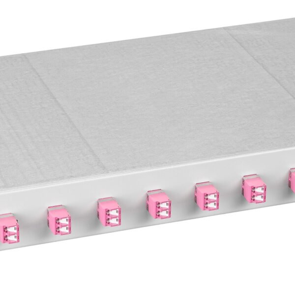 HSELS164LG LWL Spleißbox, 16Fasern, LC,50/125µm OM4, 19", 1HE, Klasse B<br><u>Verkaufseinheit: 1Stk</u>