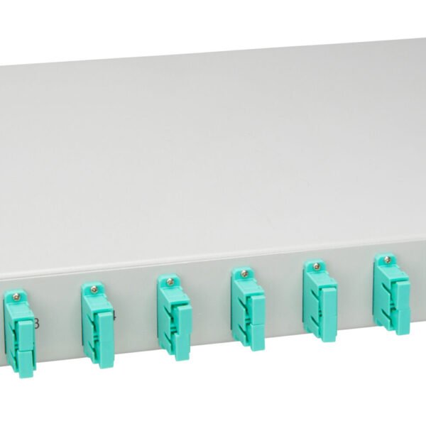 HSELS243CP LWL Spleißbox, 24Fasern, SC 50/125µm OM3, 19", 1HE, Klasse C<br><u>Verkaufseinheit: 1Stk</u>