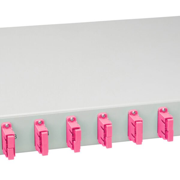 HSELS244CP LWL Spleißbox, 24Fasern, SC 50/125µm OM4, 19", 1HE, Klasse C<br><u>Verkaufseinheit: 1Stk</u>