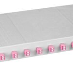 HSELS244LG LWL Spleißbox, 24Fasern, LC,50/125µm OM4, 19", 1HE, Klasse B<br><u>Verkaufseinheit: 1Stk</u>