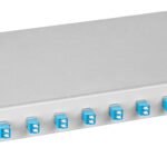 HSELS24SLG LWL Patchpanel 19", 1 HE, ausziehbar, für 24 Fasern, LC, SM<br><u>Verkaufseinheit: 1Stk</u>