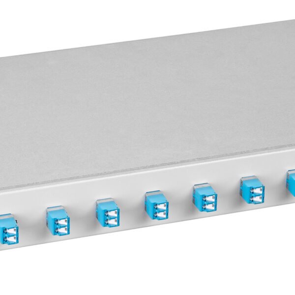 HSELS24SLG LWL Patchpanel 19", 1 HE, ausziehbar, für 24 Fasern, LC, SM<br><u>Verkaufseinheit: 1Stk</u>