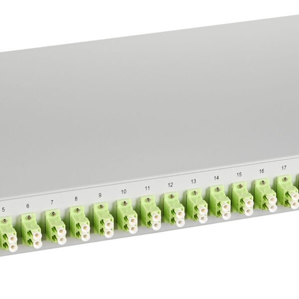 HSELS48SLP LWL Spleißbox, 48Fasern, LC 50/125µm OM5, 19", 1HE, Klasse C<br><u>Verkaufseinheit: 1Stk</u>