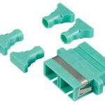 HSELSK03CP LWL Kupplung SC-Duplex, Kunststoff, OM3, Keramik, Flansch<br><u>Verkaufseinheit: 1Stk</u>