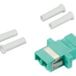 HSELSK03LP LWL Kupplung LC-Duplex, Kunststoff, OM3, Keramik, Flansch<br><u>Verkaufseinheit: 1Stk</u>